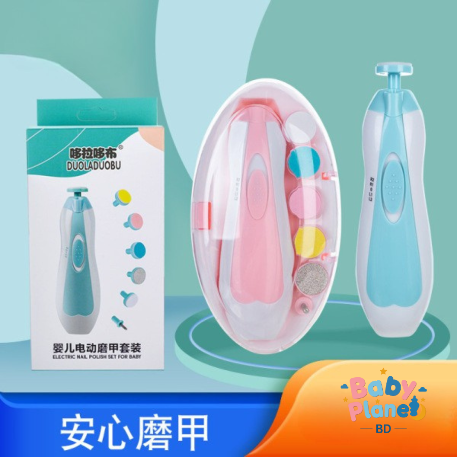 Baby Electric Nail Grinder – Silent & Safe Nail Trimmer